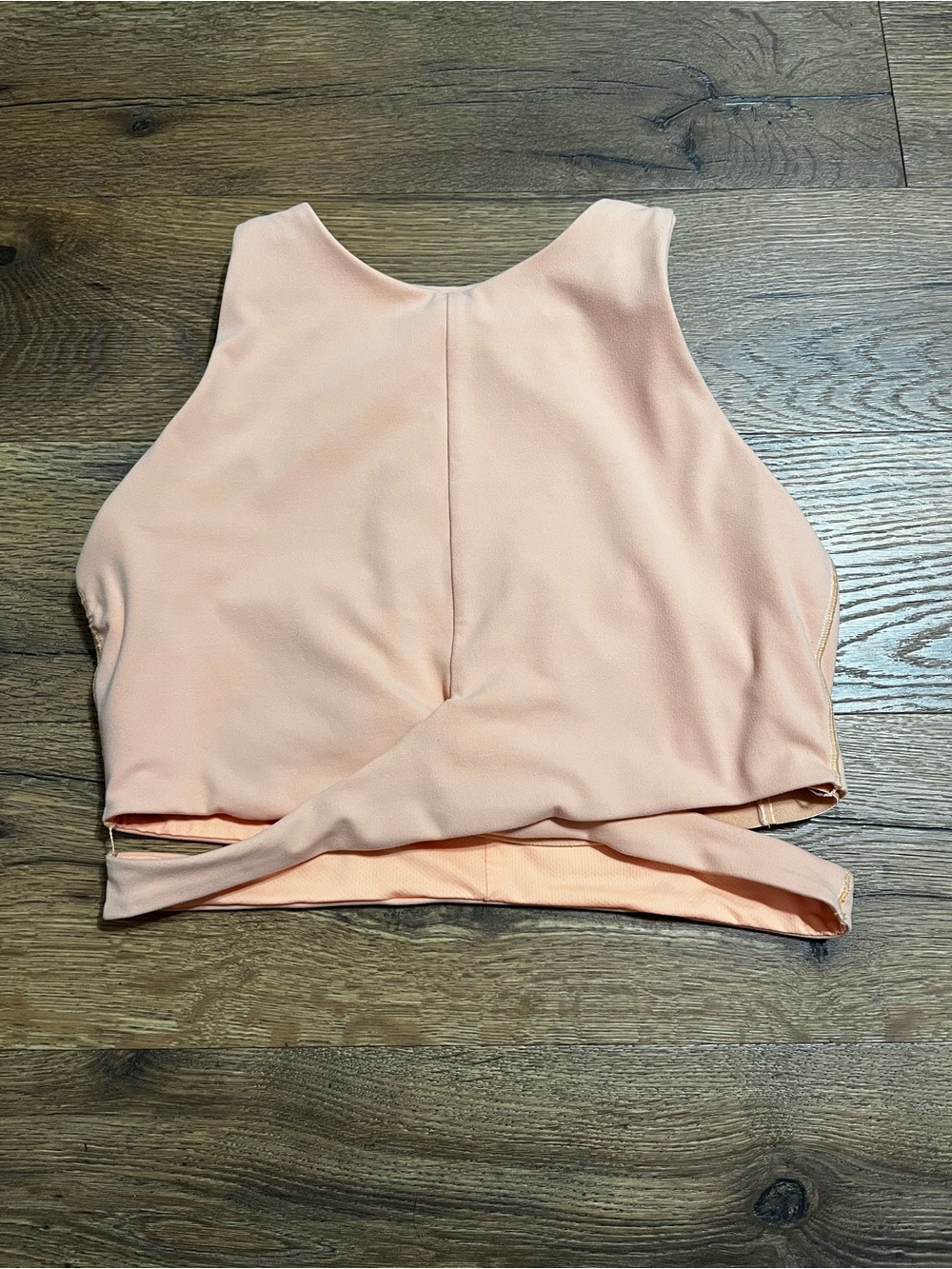 Athleta Peach Conscious Cut Out Crop